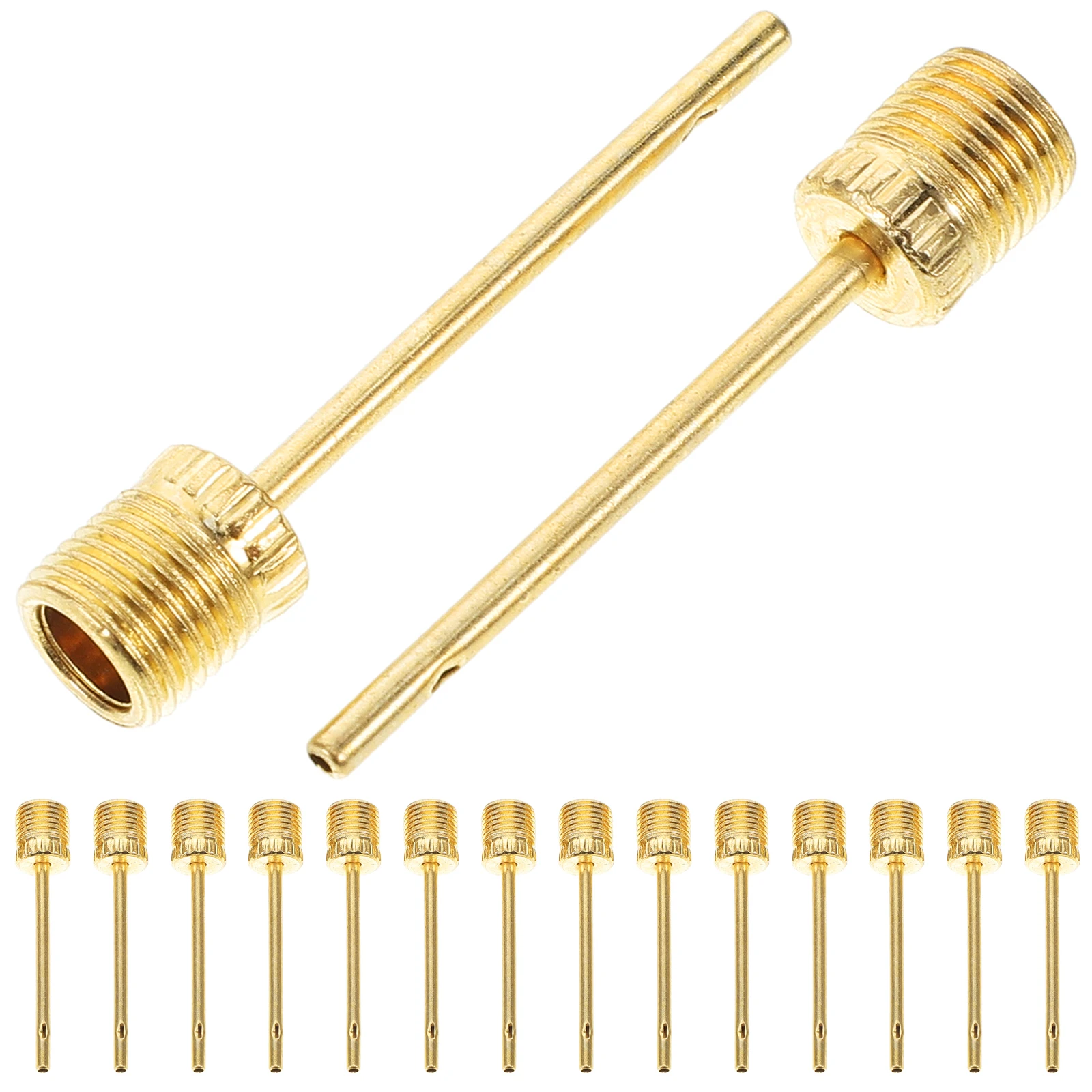 

50pcs Air Pump Needles Stainless Steel Ball Inflation Needles For Basketball Football Soccer Multi-Function Pump Bike Gauges