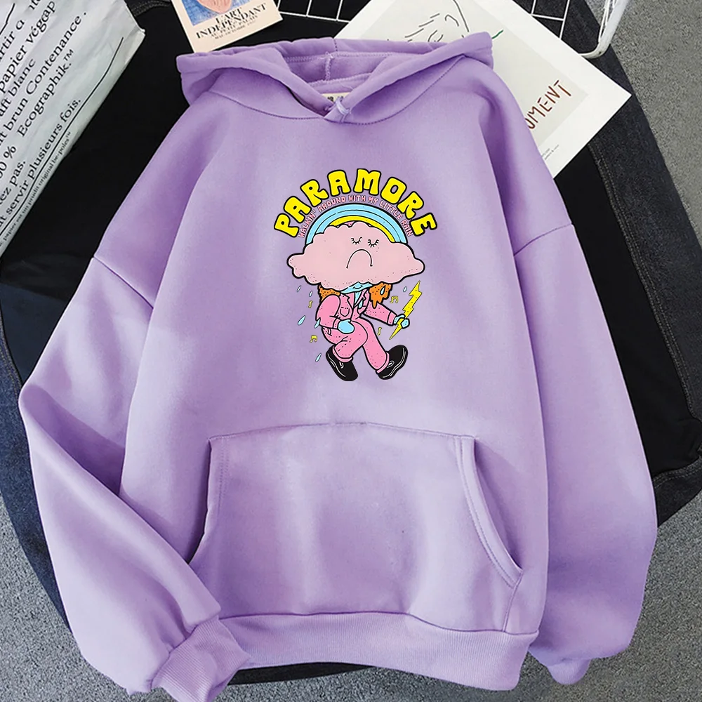 

Paramoree Manga Sweatshirts Kawaii Cute Little Girl Printed Hoodies Hip Hop Cartoon Clothes Men Fashion Streetwear Pullovers