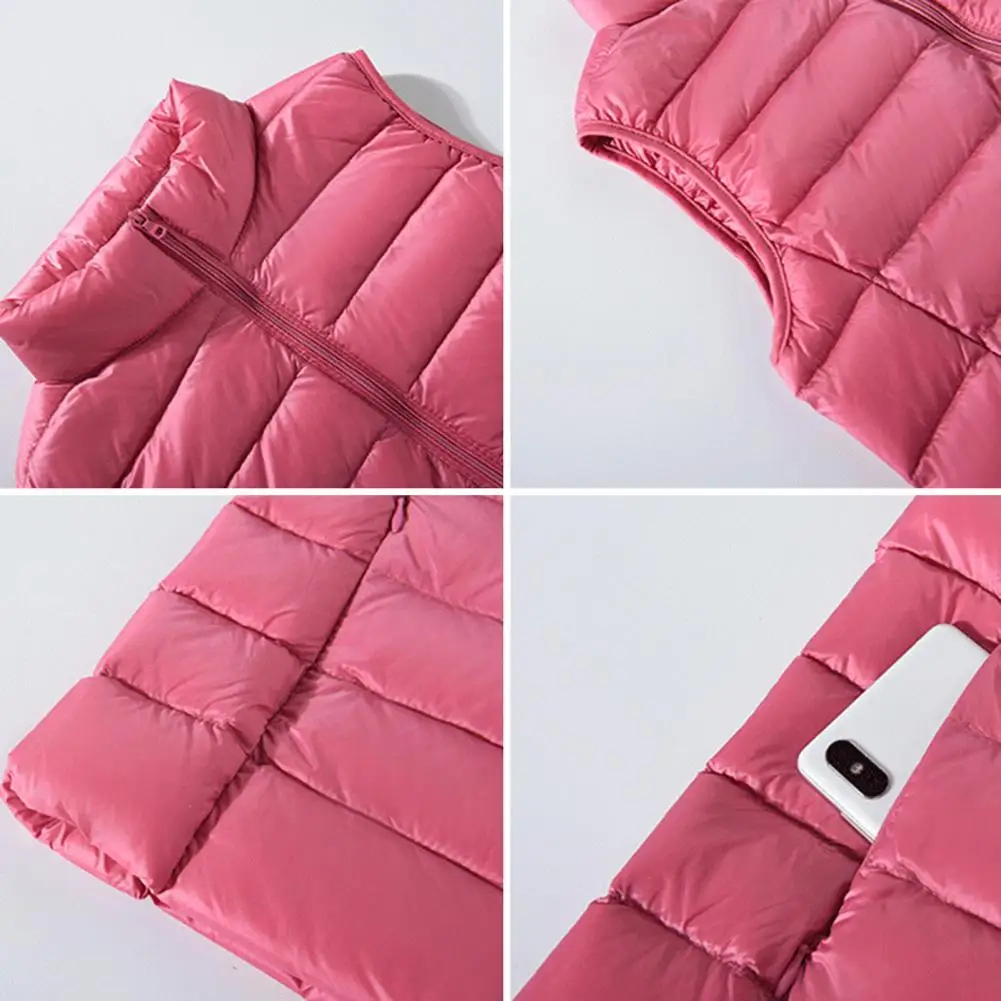 Gilet da donna ultraleggero 2025 Nuovo gilet caldo leggero antivento femminile senza maniche