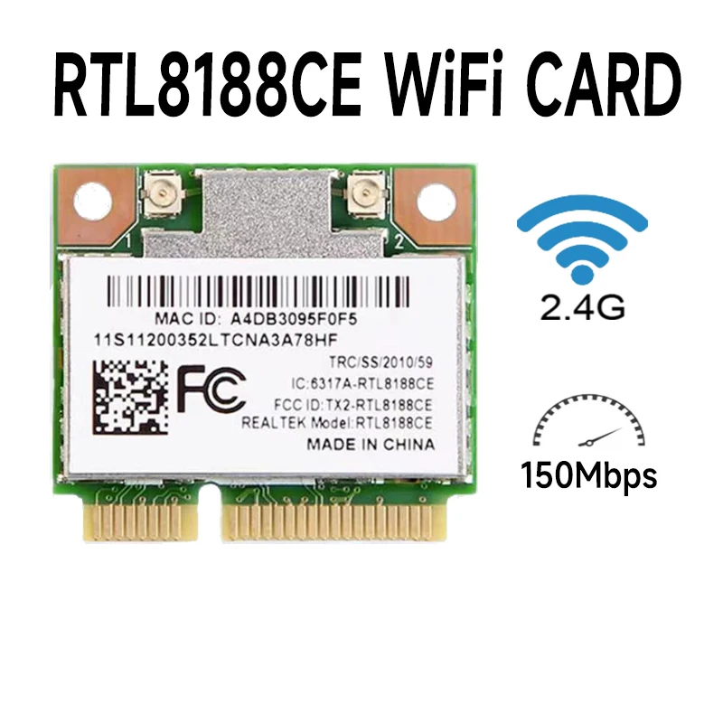 2026 Rtl8188ce Wireless Module Pcie Interface Support 802 11 Series Internal Desktop Laptop Hardware