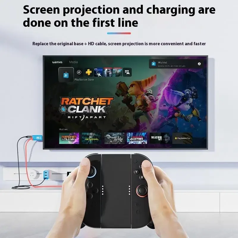 

1 шт. ТВ внешний адаптер прямого дисплея для Switch 2 HD проекционный кабель портативная база NS2 док-станция конвертер