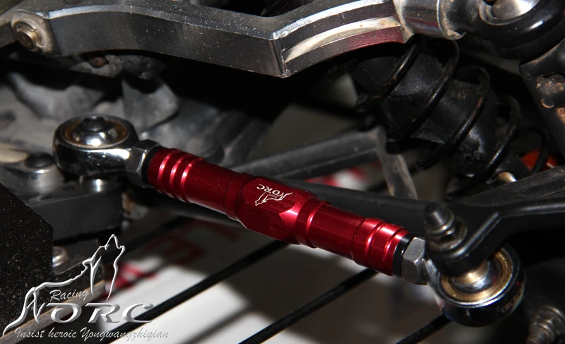 GTBRACing-Turnbuckle de direção Tie Rod Set, CNC Alumínio 7075 T6, Parte de atualização, HPI Baja km Rv 5B SS 5SC, 1:5 RC Car