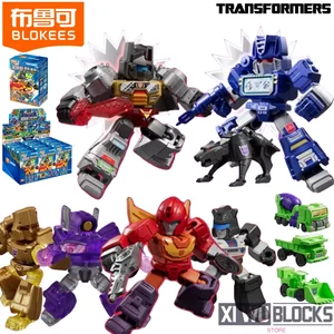 Blokes Transformers Bloques de construcción Versión del defensor 3 Grimlock Soundwave Modelo ensamblado Ornamento de juguete móvil Regalos 10 mejores transformadores de ventas Armada - №9