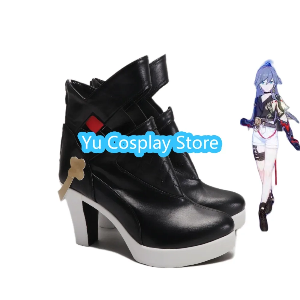 

Yu Cosplay Store Honkai Impact 3rd Fu Hua Cosplay Shoes Anime Cosplay Shoes Boots Halloween Costumes Props