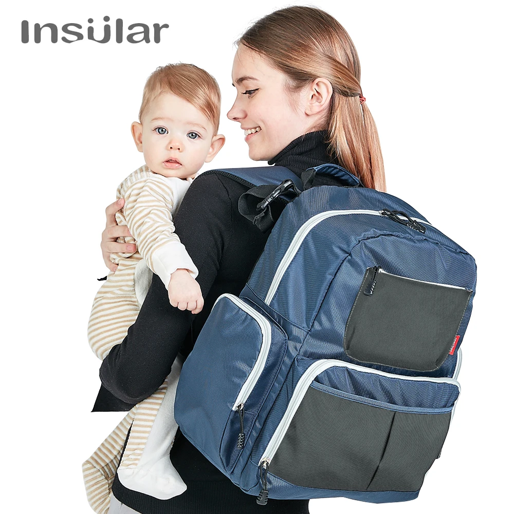 

Insular Brand Fashion Mummy Maternity Diaper Nappy Backapack Baby Travel Backpack Diaper Organizer Nursing Bag For Baby Stroller