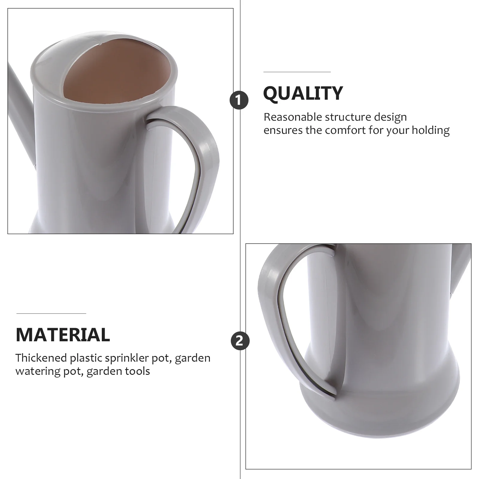 

Thickened Long Spout Watering Can Lightweight Durable Plastic Outdoor Indoor Garden Watering Pot For Plants Large Capacity Spray