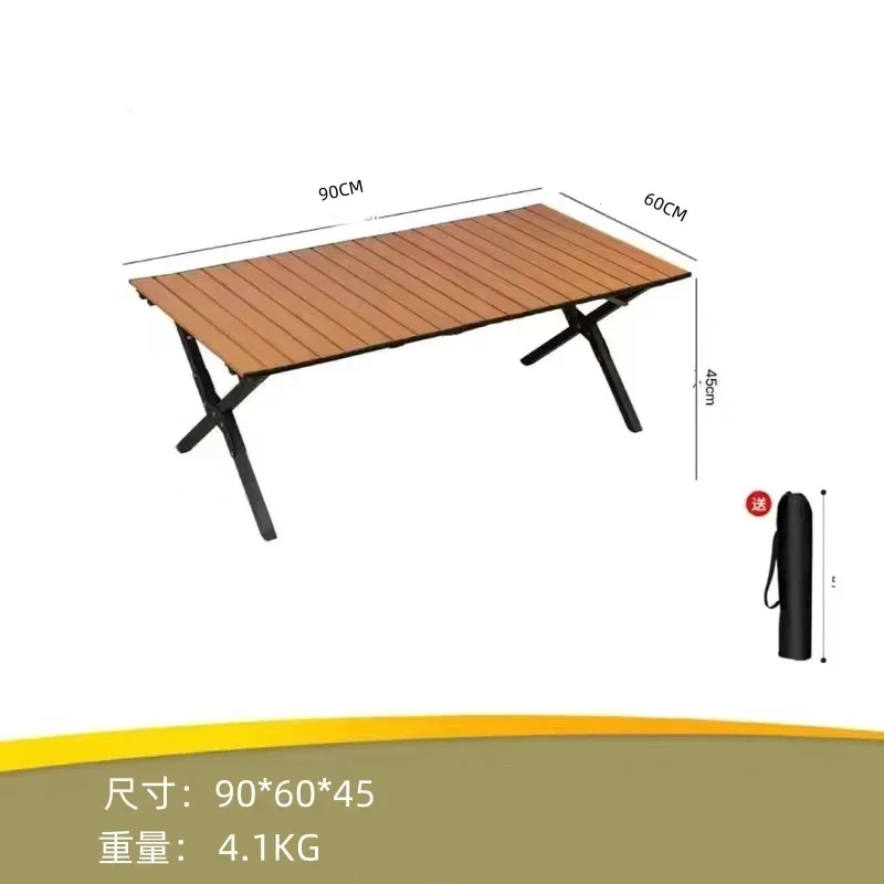 Outdoor Modern Koffie Diner Camping Duurzaam Opvouwbare Loempia Tafel Outdoor Draagbare Picknick Barbecue Tafel