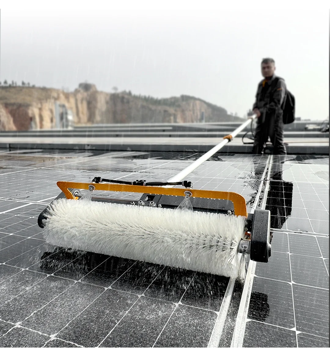 Solar Panel Cleaning Machine System Roller Brush For Solar Panel Cleaning