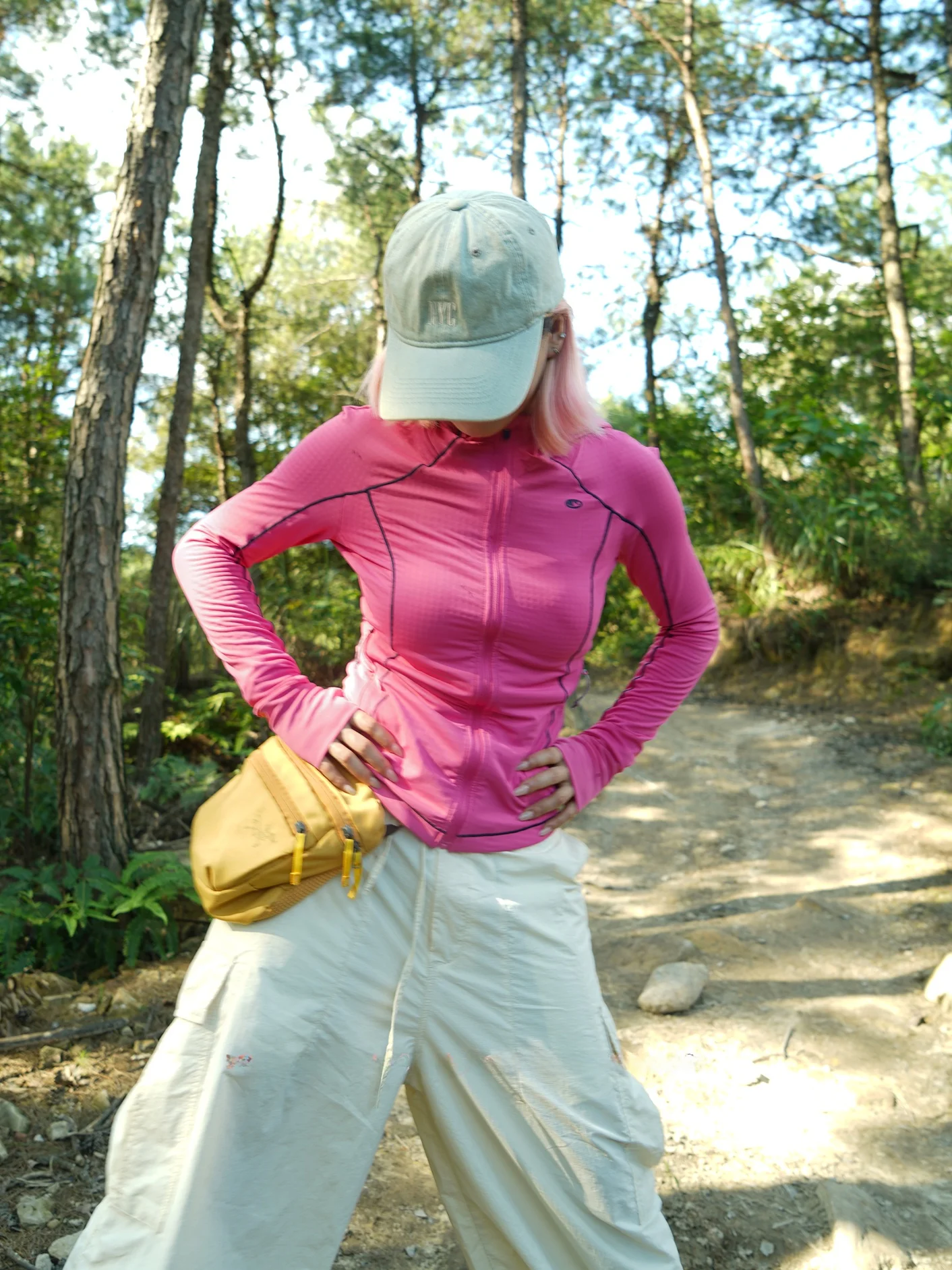 Outdoor Mountain Party  Jacket Women's Slim Fit Hiking Climbing Waterproof Breathable Polyester Nylon Composite Fiber