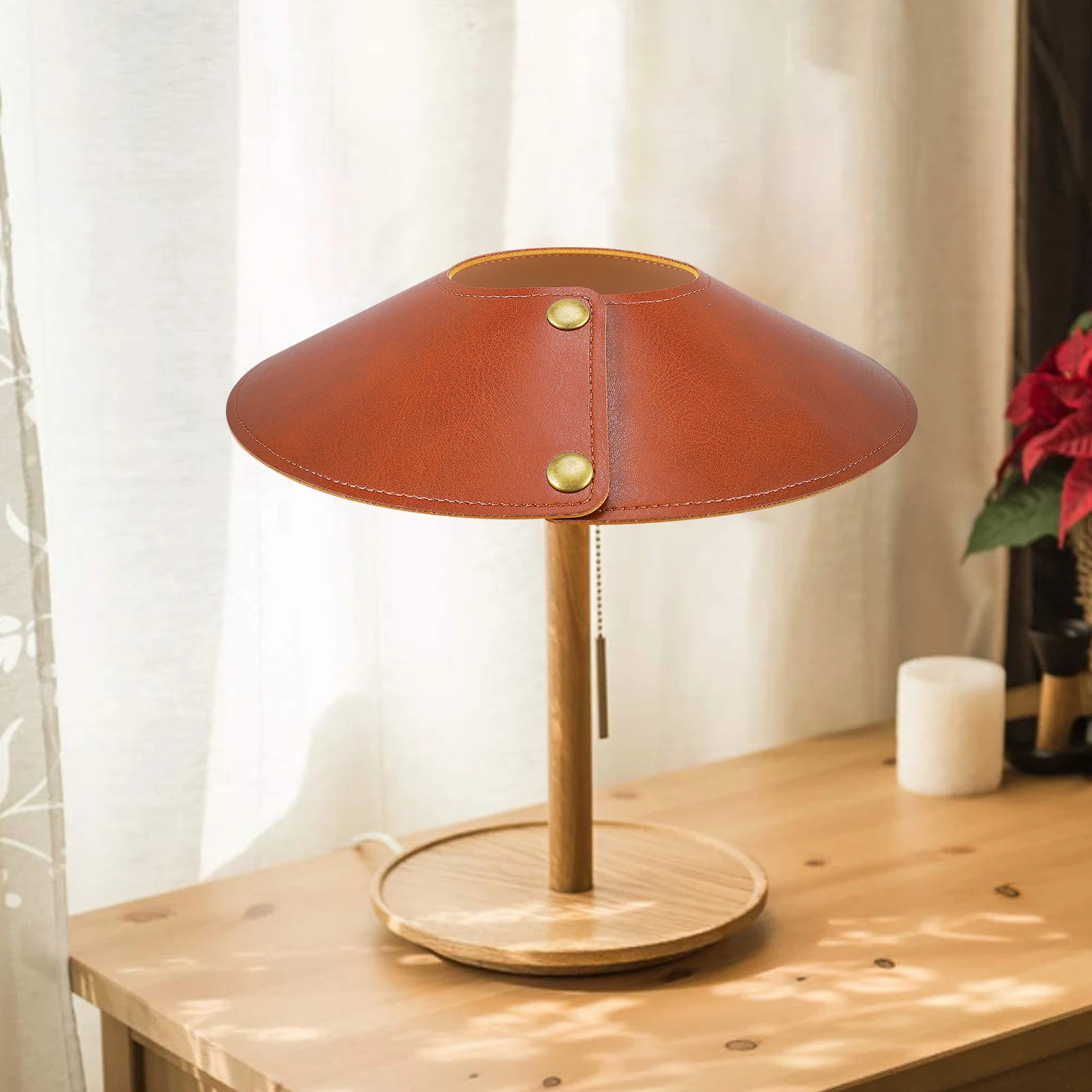 

Stylish Leopard Print Chandelier Shade Black Retro Lamp Cover Durable Fade Resistant Eco-Friendly Easy Install for Home