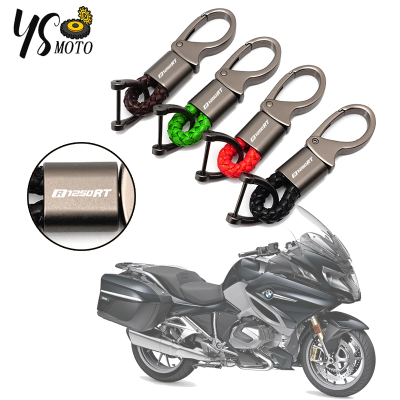 

For BMW R1250RT R1250 RT 2019 2020 2021 2022 Motorcycle High Quality Accessories Braided Rope Keyring Metal Keychain