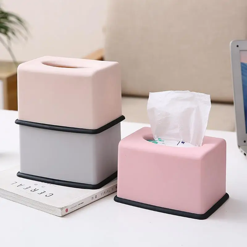 Large Size Roll Paper Tube Creative Home Use round Tube Toilet Bathroom Side Draw Paper Box Living Room Desktop Tissue Box