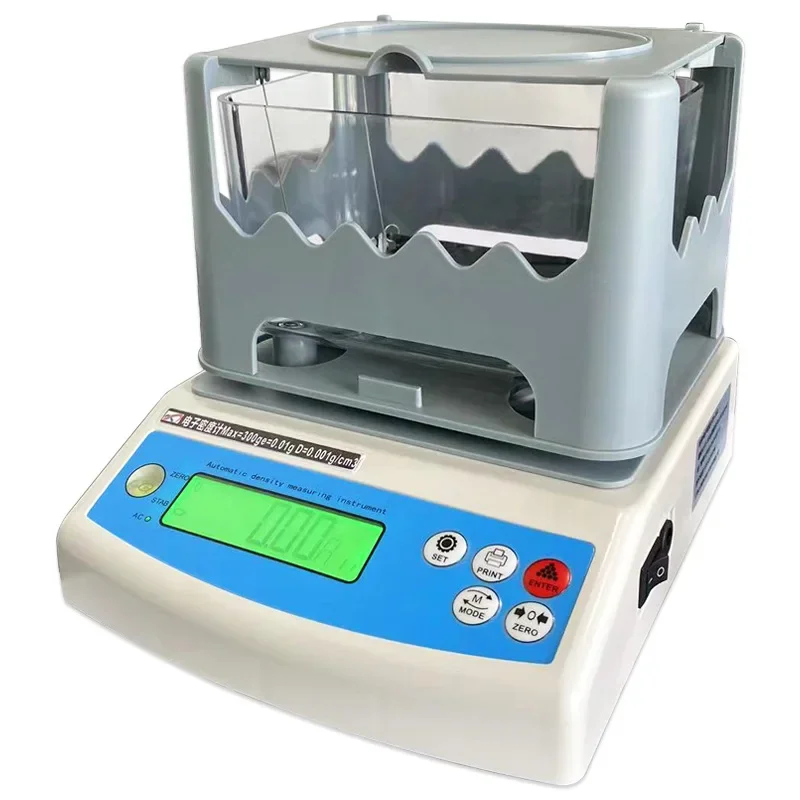 Electronic Density Meter Automatic Rubber Plastic Particle Glass Solid Liquid Laboratory