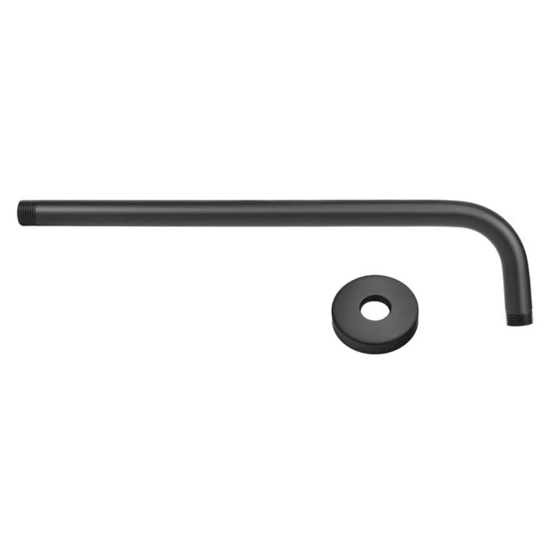 Practical Matte Black Shower Arm Wall Mounted for Professional Installations 448A