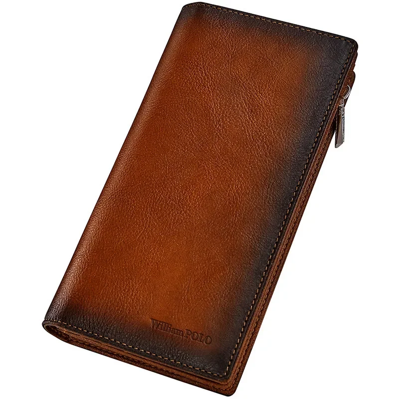 

Men's genuine leather handbag long first-layer cowhide large-capacity wallet