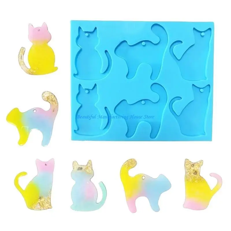 

E56A Earring Silicone Molds Flexible Pendant Molds Jewelry Making Molds Silicone Mold