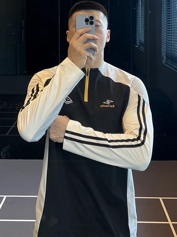 

Большой размер 300 Pou Luxury Haome f Zip Color Blo Autumn Sport T irt Men Qui Dry Long Sve Hoodie American Sle