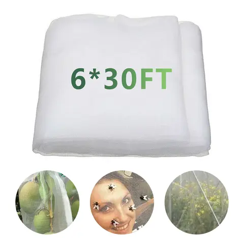 60 Mesh Greenhouse Anti Insect Pest Net Garden Plant Protection Cover Netting