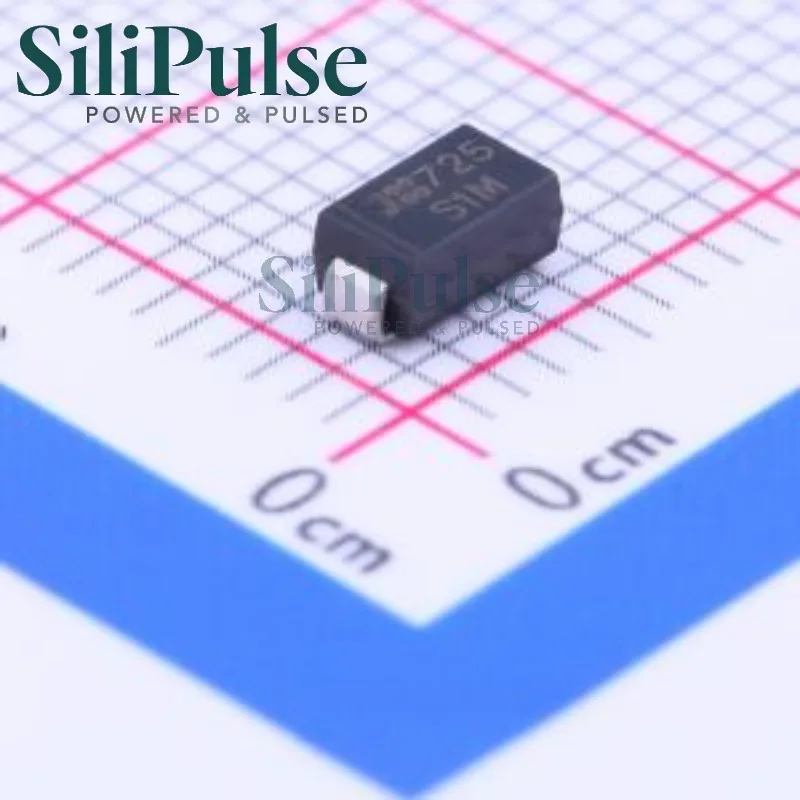 (200-1000pcs) S1M-13-F SMA(DO-214AC) 100% Original In Stock 1.1V@1A 1kV 5uA@1kV 1A