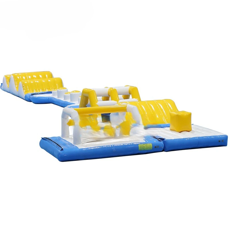 Inflatable Floating 20m Inflatable Water Park For Pool Party, Pvc  Obstacle Course For Swimming Pools/shallow Water