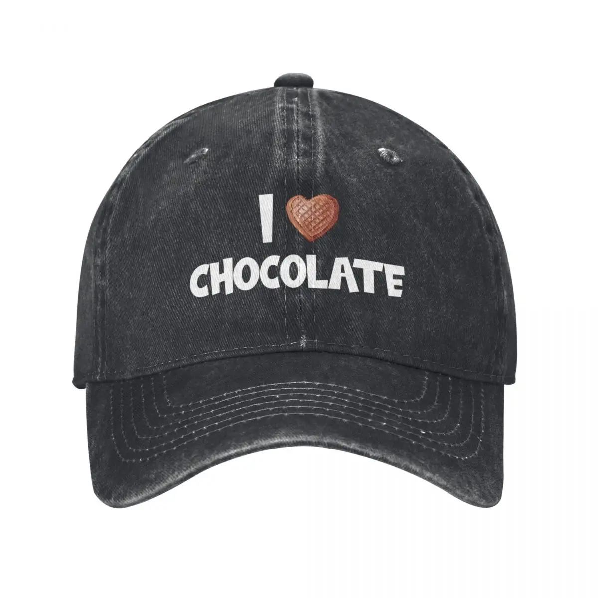 Sweet Tooth - Chocolate & Candy Lovers - I Love Chocolate Baseball Cap Luxury Man Hat Fashion Beach Golf Cap Female Men's