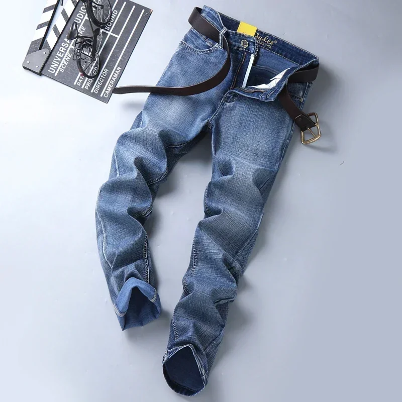 SULEE Marca 2025 Nuovi Pantaloni Elastici Slim da Uomo Four Seasons Fashion Business Denim per Jeans da Uomo Stretch Vaqueros Hombre