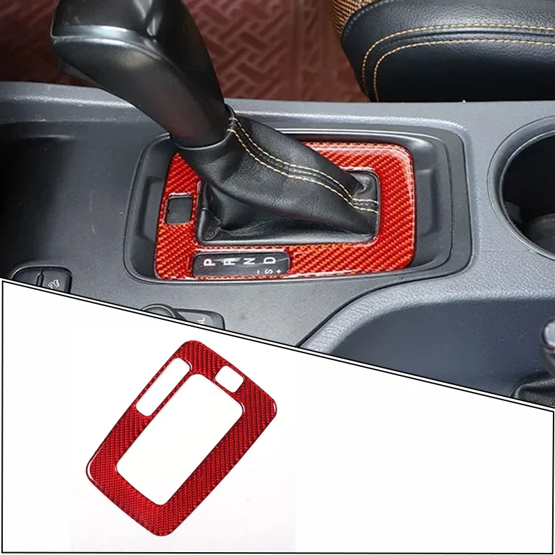 

Для Ford Ranger Wildtrak T7 T8 2015-2021 мягкое углеродное волокно, центральная крышка контрольной передачи автомобиля, накладка, наклейка, автомобильные аксессуары