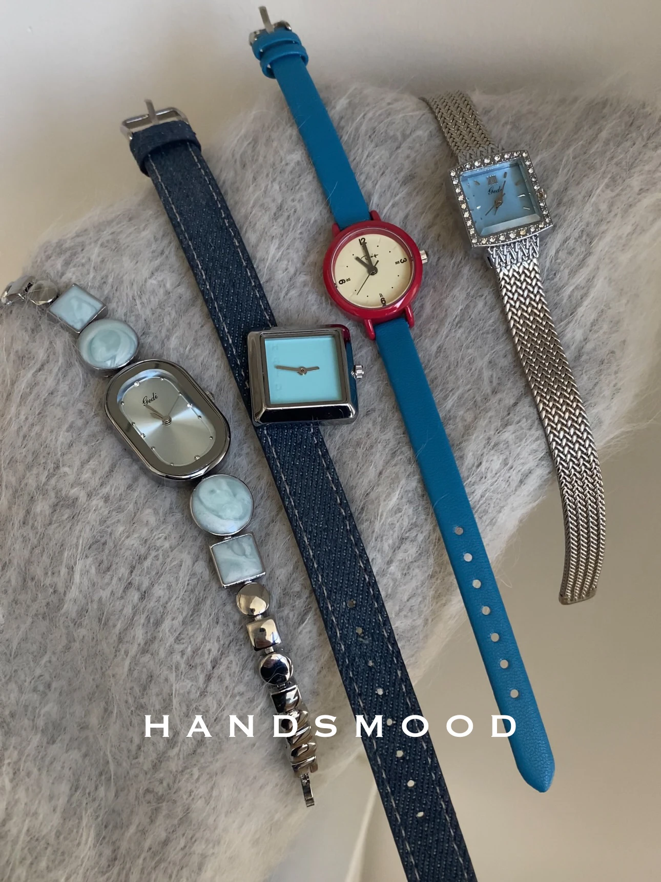 

Blue-Toned Luxury Women's Watch New Style Ladies' Quartz Watch Premium Fashion Stainless Steel Timepiece Birthday Gift