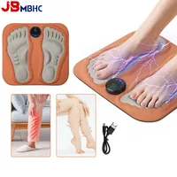 3D Electric EMS Foot Massager Pad Micro-current Pulse Acupuncture Point Feet Massage Mat Muscle Stimulation Device Relief Pain