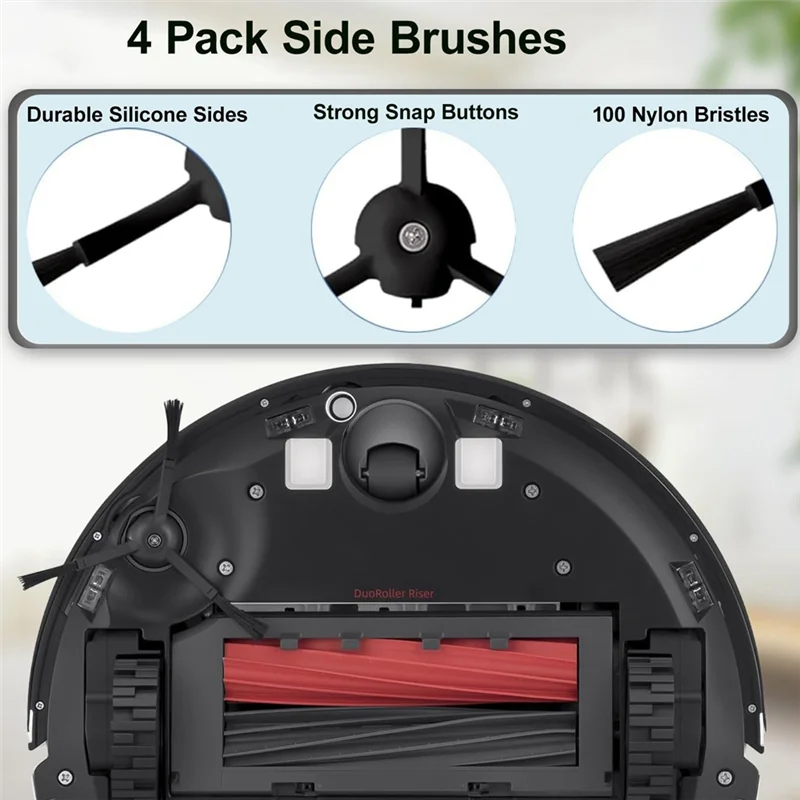 A005-untuk Roborock S8 Pro Ultra Robot Penyedot Debu Sikat Sisi Utama Filter HEPA Aksesori Tas Debu Kain Pel