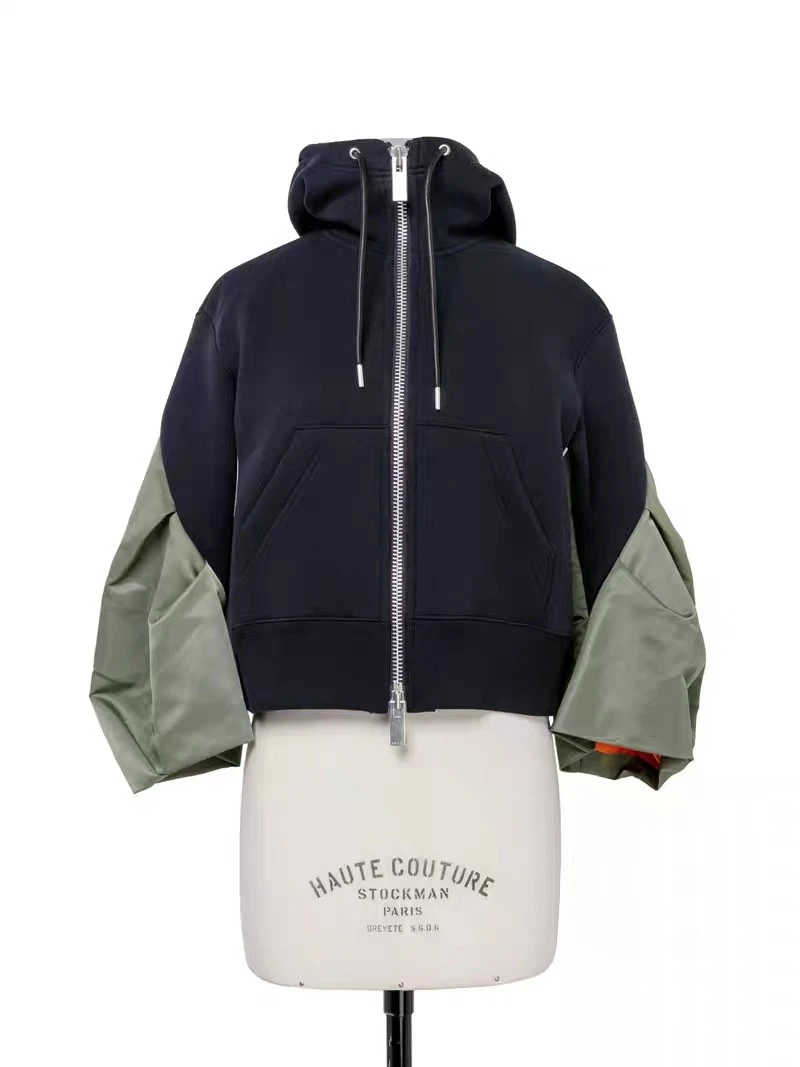 

Весна 2024: Женская куртка FOG SACAI с контрастным дизайном, цветными блоками и рукавами-колоколами, из смесового хлопка, комфортного кроя, повседневная.