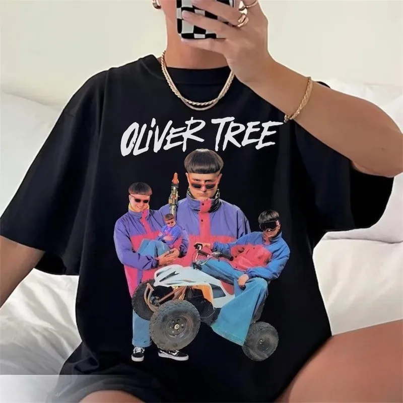 Oliver Tree Merch T-shirt Men Short Sleeve Tee Unisex Tops Causal Clothes Female Y2K Tops