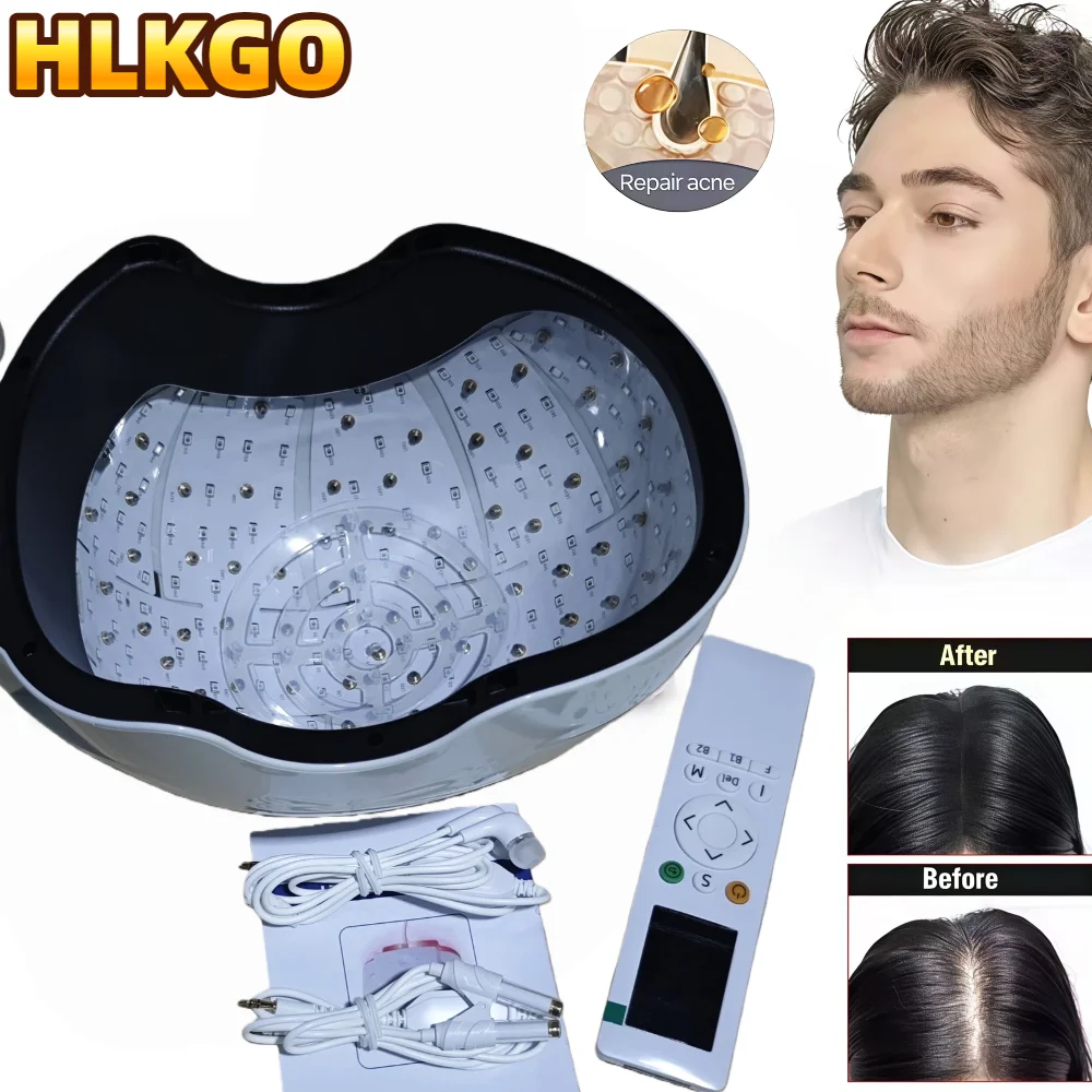 

Профессиональное фототерапевтическое оборудование 6750 мВт, лазерный шлем для восстановления волос с 90 диодами и 210 светодиодами, регулируемое, для лечения выпадения волос