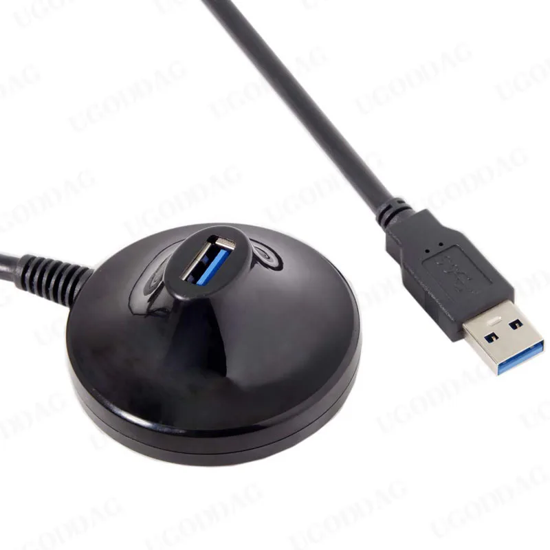 USB 3.0 Type-A Male to Female Extension Dock Station Docking Cable Adapter 2.6ft for Phone Laptop 80cm