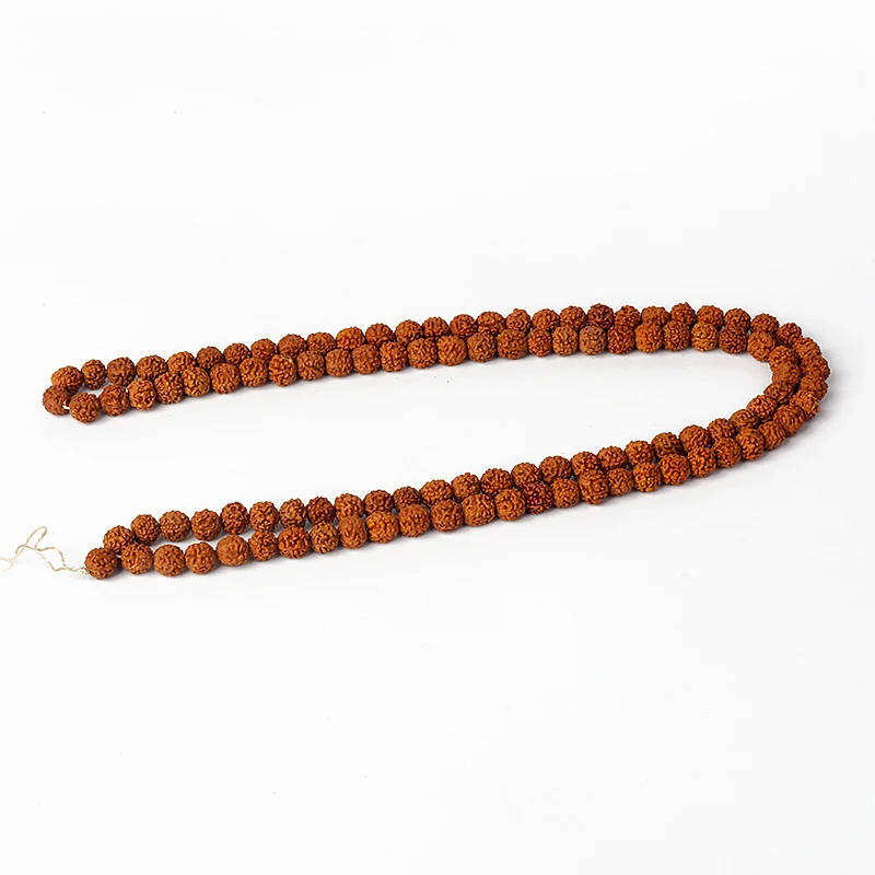 108 Mala Rudraksha Beads Meditation Jewelry Buddhist Prayer Yoga Bracelet 6-14mm for Inner Peace DIY Jewelry Making Accessories view 4