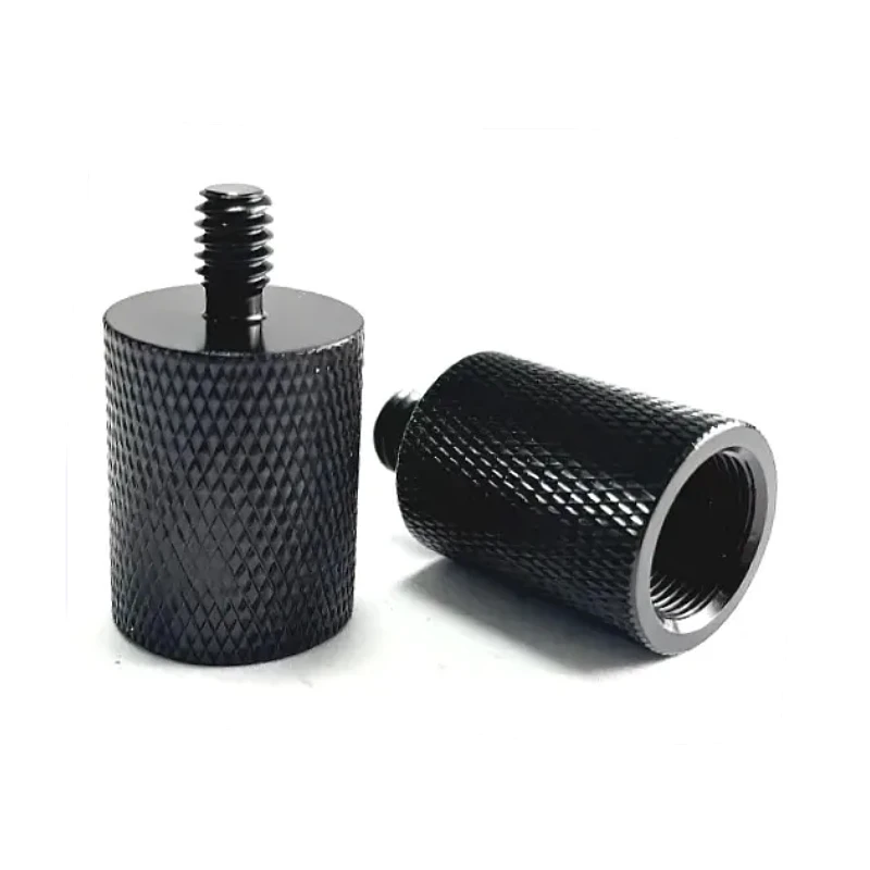 Adaptateur de vis de microphone allongé 1/4 et 3/8M vers 5/8F pour accessoires de support de microphone, vis de fixation pour trépied de diffusion en direct et antichoc