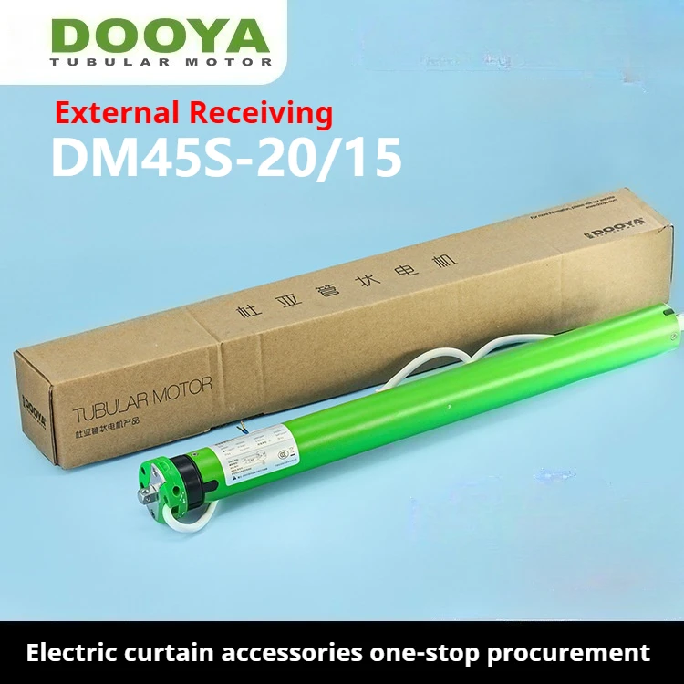

Electric curtain roller blind Dooya DM45S-20/15 tubular motor supports wireless remote control lifting ceiling curtain
