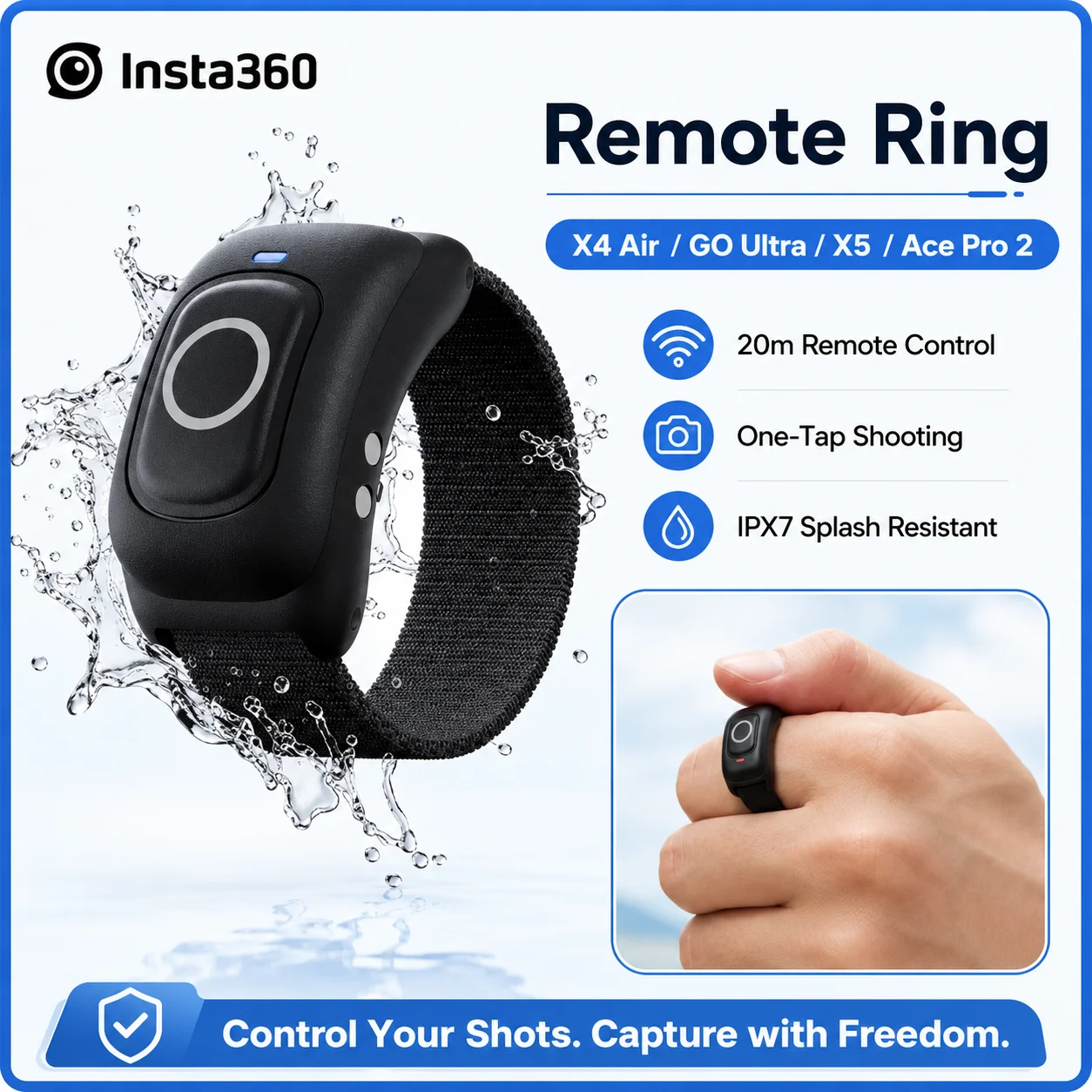 جهاز تحكم عن بعد لاسلكي على شك - مراجعة Insta360 Camera X4 وسعره