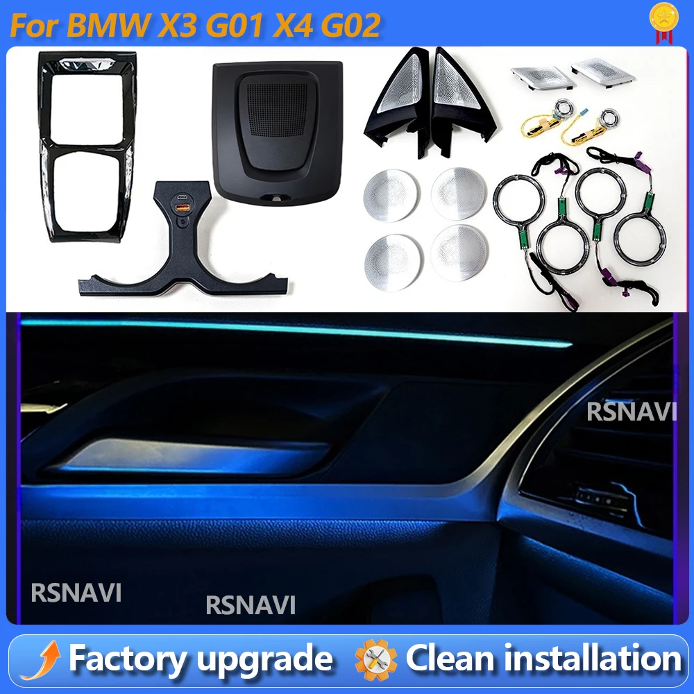 

Ambient Light Speaker Cover for BMW X3 G01 X4 G02 G08, G01 G02 Illuminate Ambient Light Speaker Grille