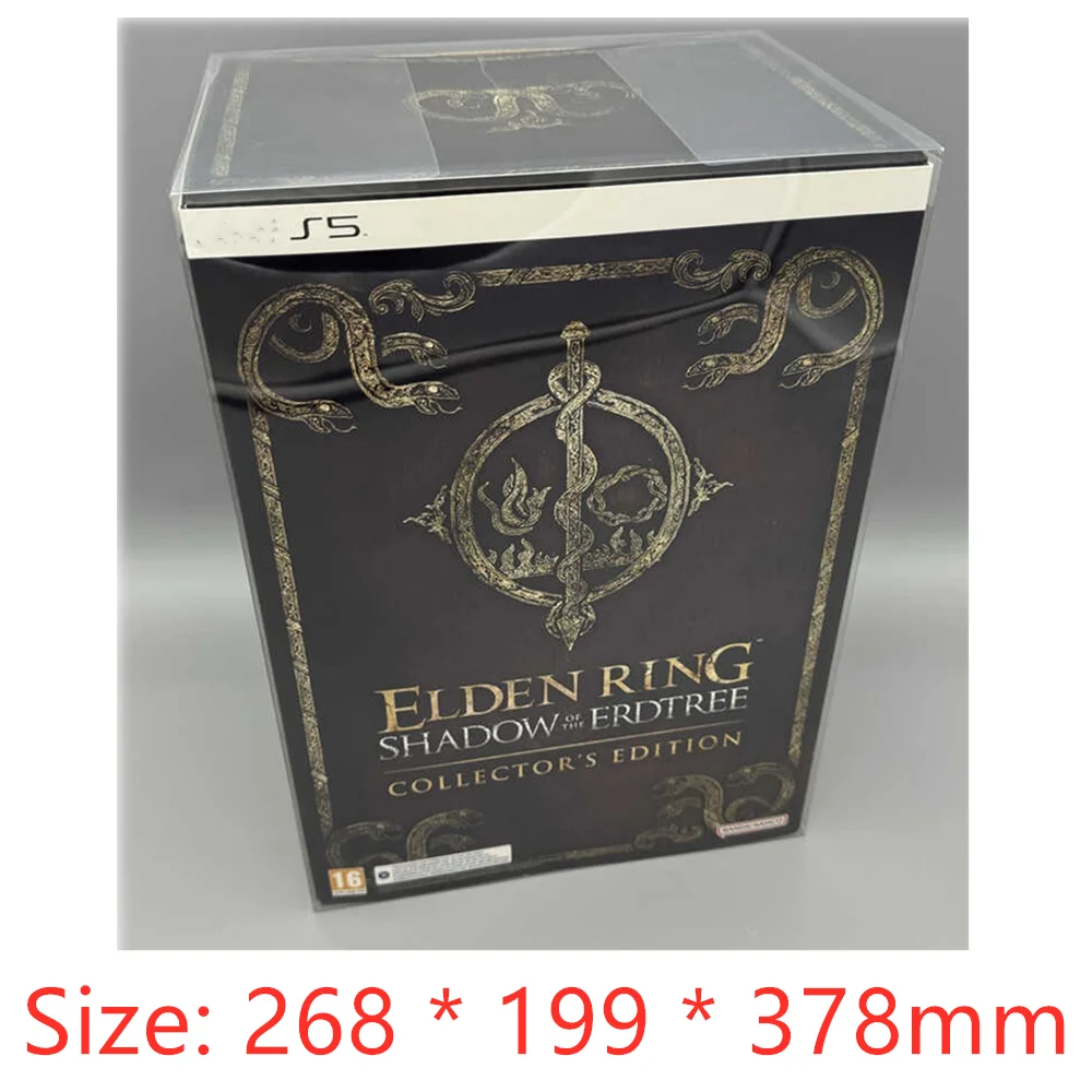 

Transparent Box Protector For Elden Ring:Shadow of the Erdtree/Sony PS5 Collect Boxes TEP Storage Game Shell Clear Display Case