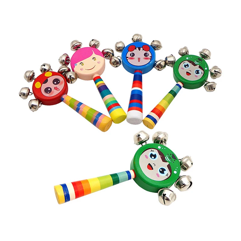 Colorful Baby Rattles Make Sound Sensory Game Baby Development Bell Toys Rattle Toys Gifts for Boy Girl Montessori Toys for Kids