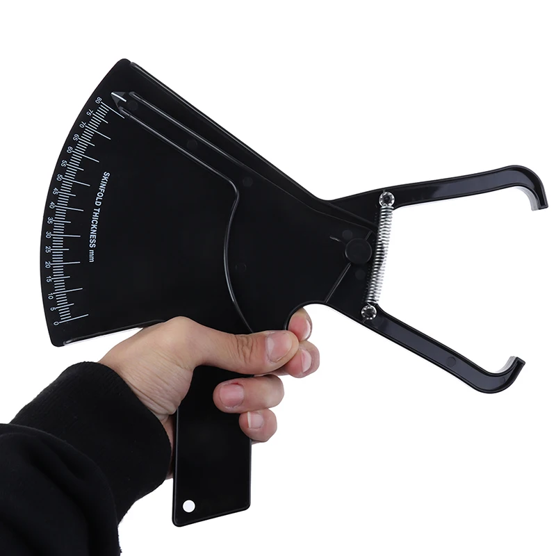 1PCS 80mm Skinfold Caliper Body Fat Caliper Fitness Tester Analyzer Fat Measure Tool