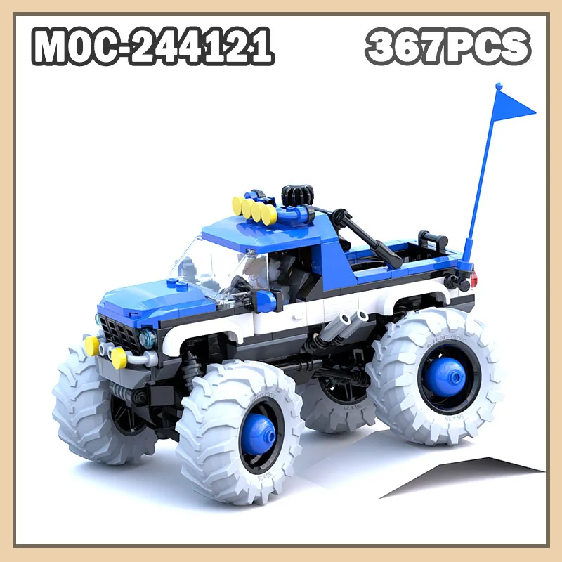 

MOC-244121 Snow Tank Building Blocks Small vehicle model Model Toy Gift Creative Gifts For SnowSquatch 367PCS