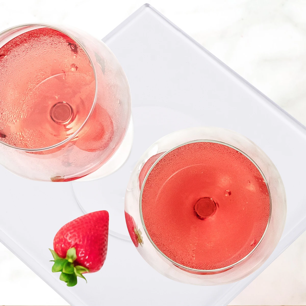 

3 Pcs LED Coaster Cocktail Glitter Base Home Bar Decor Ultra Thin Cup Mat Acrylic Powered Practical Gift