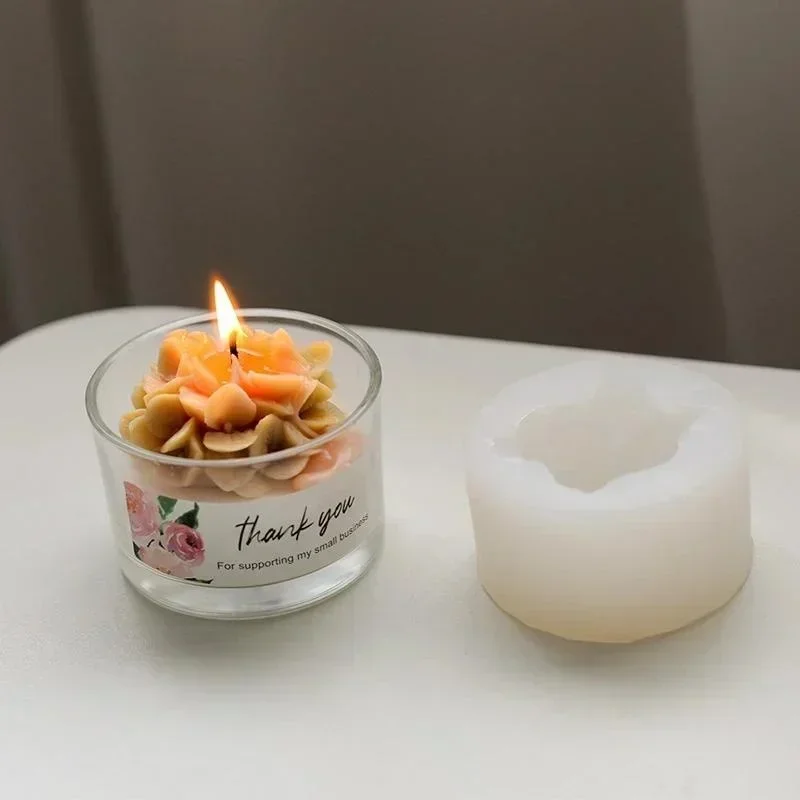 Hydrangea Flower Mold Decoration Plant Soap Molds Flowers Candle Moulds Bouquet Making candle molds