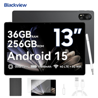 Blackview MEGA 8 Tablet 13‘’ 2K FHD Display, Octa Core T620 Android 15, 12GB RAM, 512GB ROM, 50MP + 13MP Camera, 11000 mAh