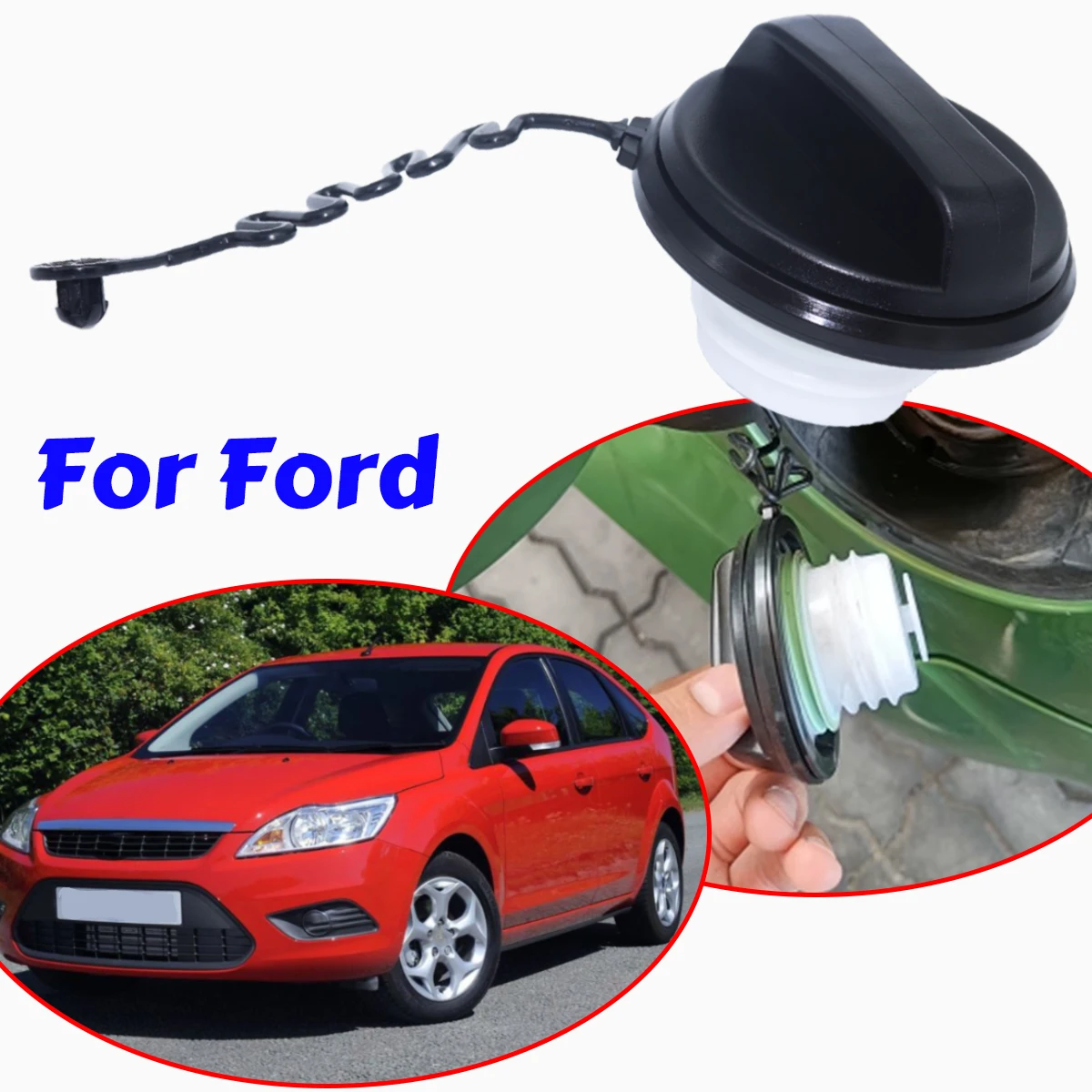 Fuel Tank Filler Cap Assy for Ford Fusion 2001-2012 Petrol Diesel Models Plug Cover Engine Light Gas Evap Leakage Spare Parts