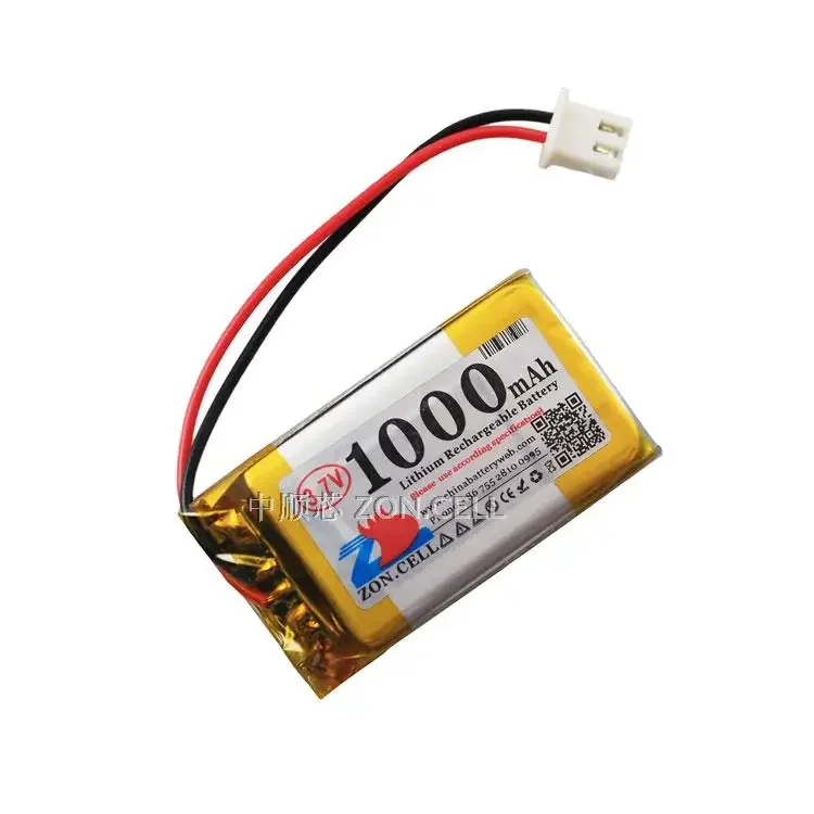 في 402540 *2 3.7 فولت 1000 مللي أمبير بطارية ليثيوم بوليمر قصة الكلب الإلكترونية آلة تعلم الملك خلية ليثيوم أيون قابلة للشحن
