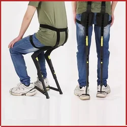 Outdoor Camping Chair, Lightweight Exoskeleton Seat, Invisible Chair For Nature Hiking And Fishing, Cool Camping Equipment