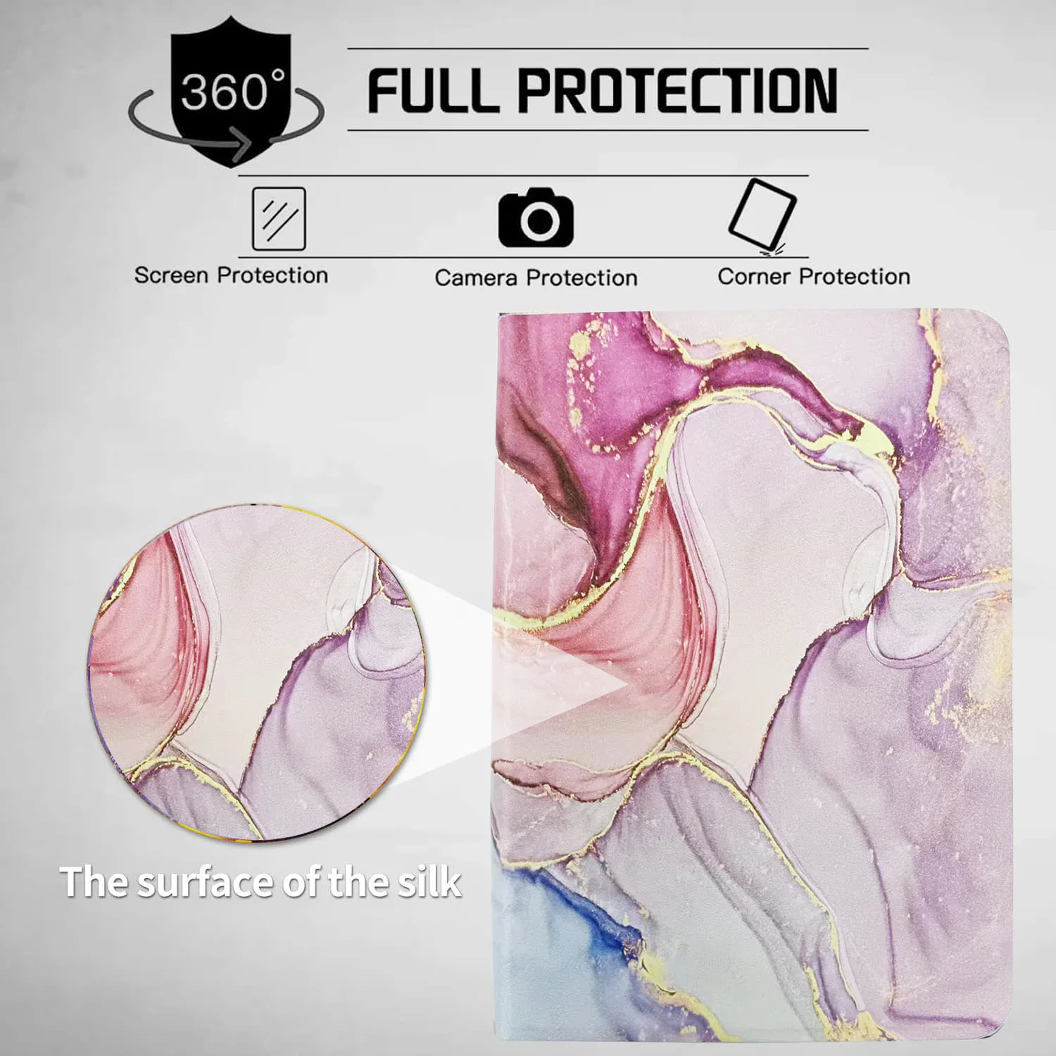 حافظة Galaxy Tab A9+ Plus 5G، غطاء حامل متعدد الزوايا متوافق مع طراز Samsung Galaxy Tab A9+/A9 Plus مقاس 11 بوصة 2023